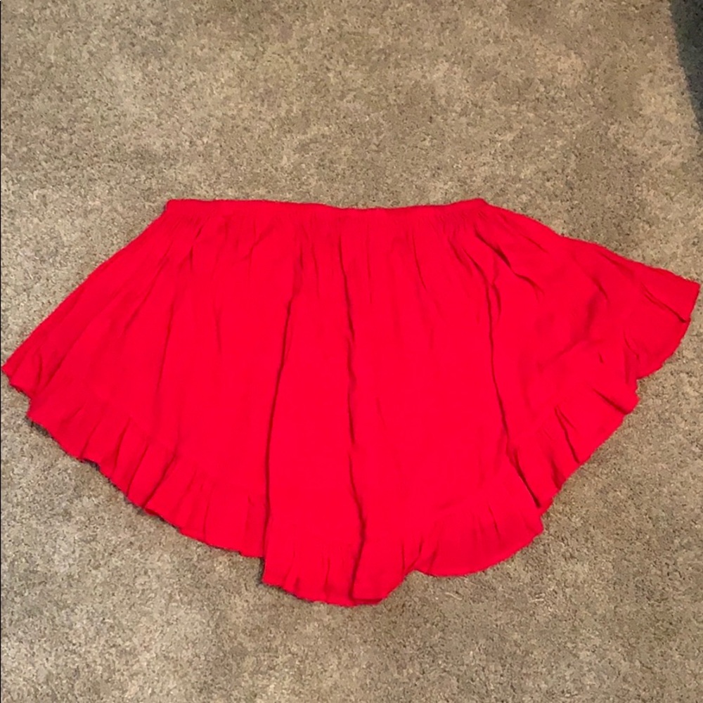 Boutique off the shoulder shirt